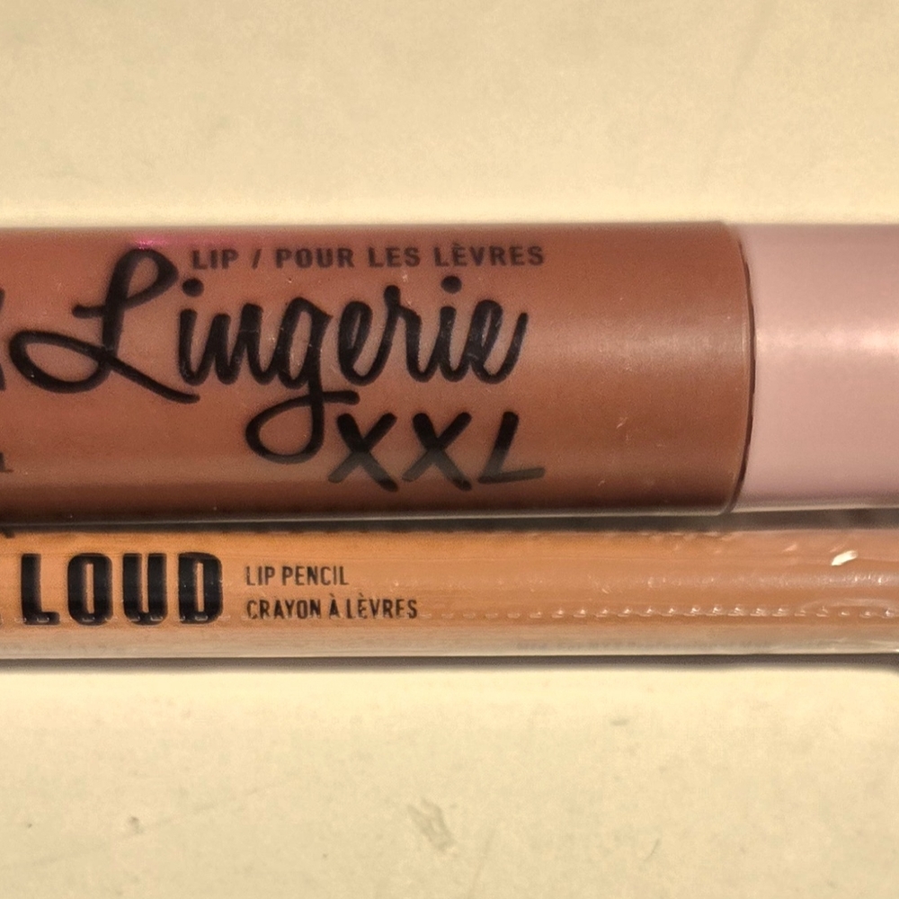 NYX Lingerie XXL Lipstick Low Cut & NYX Lip Pencil